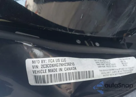 2022 Dodge Charger Gt Rwd z USA, uszkodzony, nr VIN 2C3CDXHG7NH236213